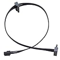 Furlet 5mm ATX Mini 4 Pin to 2 SATA HDD Power Cable Daisy Chain Power Compatible with Lenovo Ideacentre 510S,Thinkstation P330,IdeaCentre