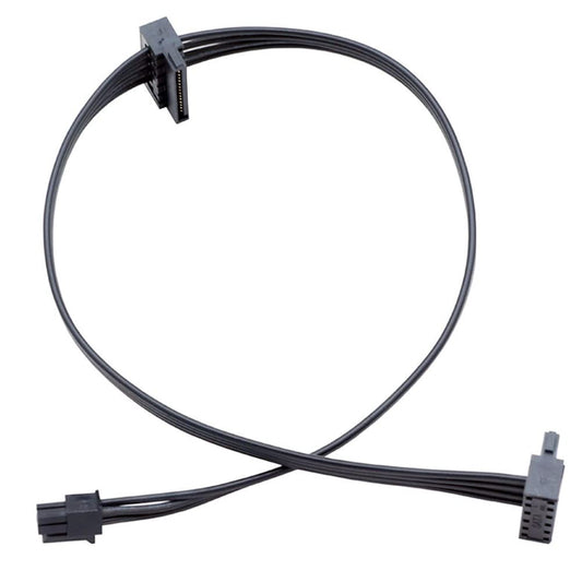 Furlet 5mm ATX Mini 4 Pin to 2 SATA HDD Power Cable Daisy Chain Power Compatible with Lenovo Ideacentre 510S,Thinkstation P330,IdeaCentre