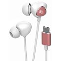 Bolle & Raven USB-C Headphones with Mic, in-Ear Wired Earphones with Inline Remote + Microphone for Type-C Phones Including Pixel 6/7/8 Pro, Galaxy