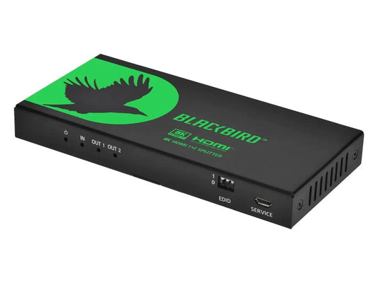 Monoprice 1x2 HDMI Splitter with Audio Extraction, 8K@60Hz, 4K@120Hz, 40Gbps, HDMI 2.1, HDCP 2.3, HDR10+ and Dolby Vision, for HDTV, Xbox, PS5/4/3