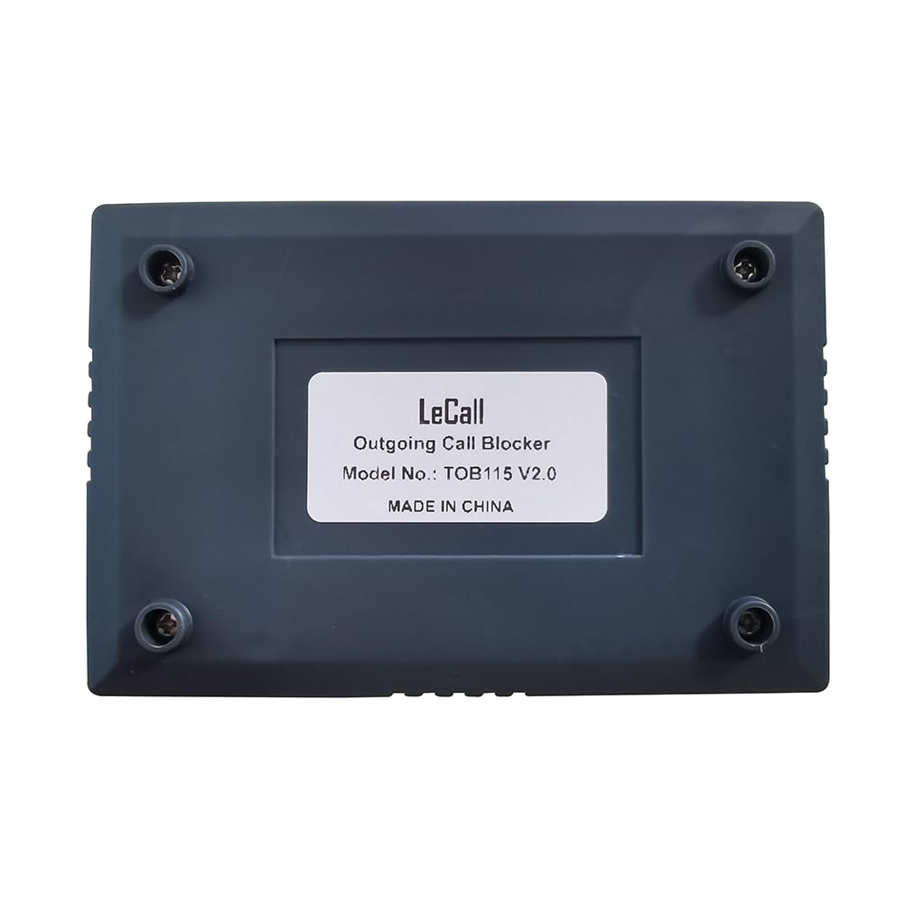 Programmable Outgoing Call Blocker/ 911 Call Blocker/Toll Restrictor/Phone Call Redirector TOB115 V2.0, can Block up to 16-Digit Phone Number, Large