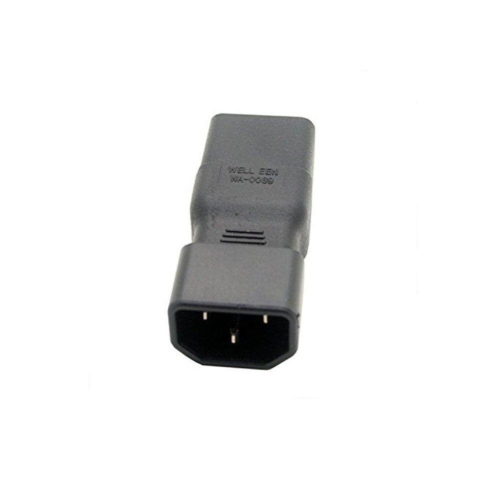 4 Pack IEC 320 C14 Male to C19 Female AC Adapter, Golbalma Black Power Cord Connector for PUD UPS 16A to 10A