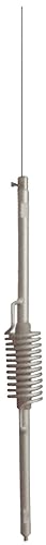 PROCOMM - 48" 5,000 WATT Open Coil Wide Band HIGH Performance 10/11 Meter Antenna, Made of Light Weight Polished Aircraft Aluminum