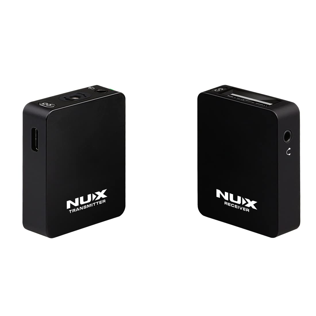 NUX B-10 Vlog Camera Wireless Microphone System, Wireless Lavalier Lapel Microphone System for Vlog Shooting, Live broadcasts