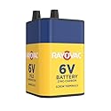 RAYOVAC Heavy Duty Lantern Battery, 6 Volt Screw Terminals, 945R4C
