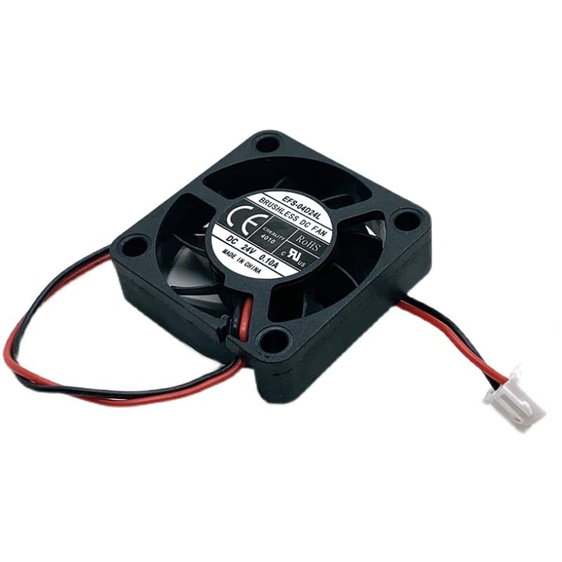 Jason Ares EFS-04D24L 40x40x10mm 24V 0.10A 4CM Cooling Fan for Desktop, Gaming Console