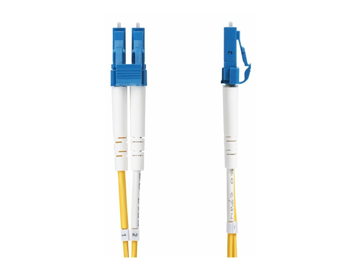 StarTech 6.6ft/2m OS2 Fiber Cable, LC to LC, 9/125 Duplex, LSZH