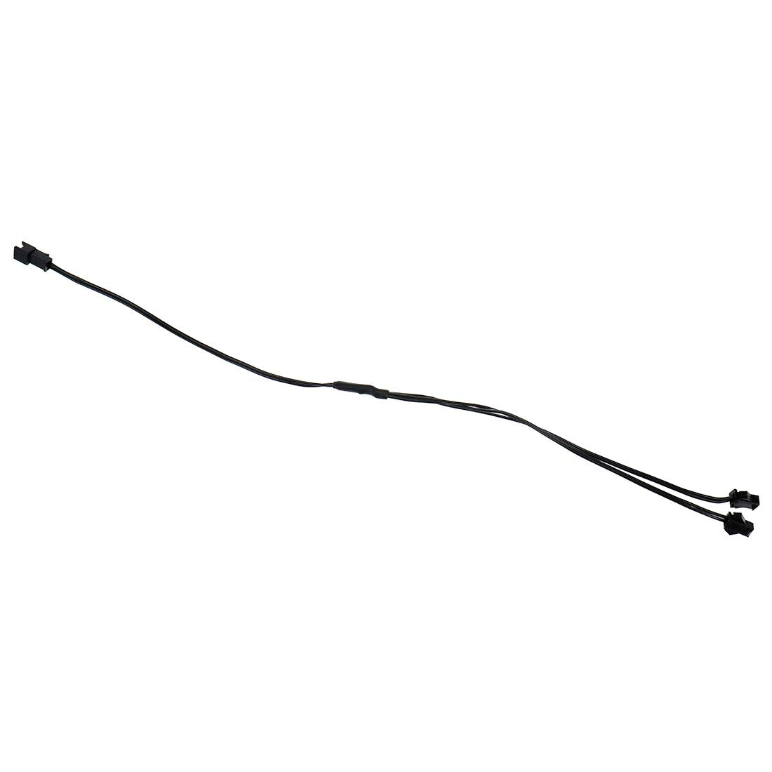 Modengzhe 5 Pcs 2-Way EL Splitter Cable, One Male to Dual Female EL Wire for Neon Lights Battery Pack, 14.9 Inches