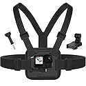 TesRock Chest Mount Harness Chest Strap Compatible with GoPro DJI Osmo AKASO Action Cameras, Comfortable and Stable Chesty for Go Pro Max Hero 13 12