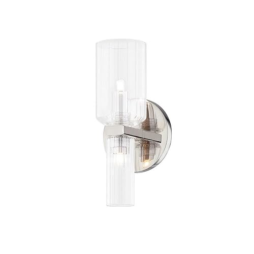 Mitzi H384301-PN Tabitha - 2 Light Wall Sconce 10.25 inches Tall and 4.75 inches Wide - Polished Nickel