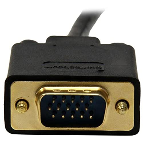 StarTech.com 3ft (1m) Mini DisplayPort to VGA Cable - Active Mini DP to VGA Adapter Cable - 1080p Video - mDP 1.2 or Thunderbolt 1/2 Mac/PC to VGA