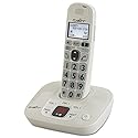 Clarity 53714 Dect 6.0 40-db Amplified Big-Button Corded Cordless Phone with Digital Answering System, 1 Handset, D714