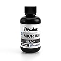 VersaInk-Nano Black MICR Ink -100ml - Magnetic Ink for Check Printers and All-in-One Inkjets, MICR Black (VIMB1S-6512)