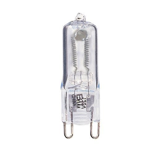 10 Pack 100 Watt T4 G9 Base 120 Volt 2900K 2000 Hour Clear Halogen Lightbulb