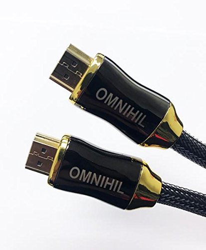 OMNIHIL 50 Feet HDMI Cable Compatible with Yamaha RX-V383BL 5.1-Channel 4K Ultra HD AV Receiver