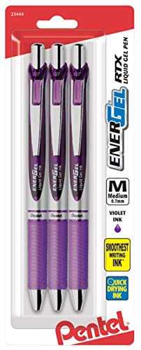 Pentel 756260 EnerGel RTX Retractable Gel Pens Medium