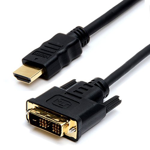 Cmple - 15 ft HDMI to DVI Gold Plated Adapter Cable (Male to Male)