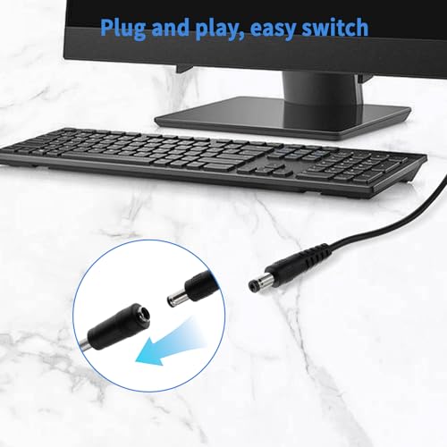 YiKaiEn USB to DC 9V 12V Charging Cable, Universal Power Cord for Toys,Watches,Speaker,Camera,Monitor,Table Lamp,Phones,LED Light Strip, Router, DC