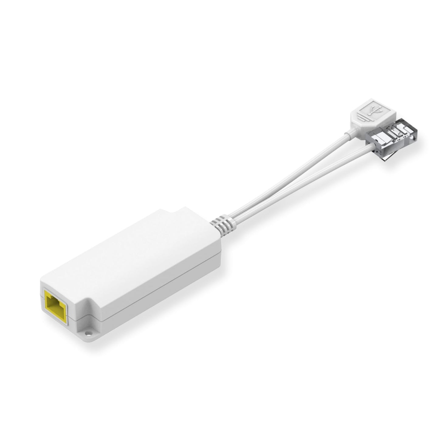PoE Splitter 5V2.5A PoE to USB Type A Female Port, IEEE 802.3af Compliant PoE Power Adapter for Security IP Camera/Voip Phone/AP, PTB-AF-5V