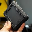 FATBEAR Shockproof Silicone Bumper Case for Western Digital WD Elements Portable External Hard Drive Heavy Duty Sturdy Rubber Frame Protection Case
