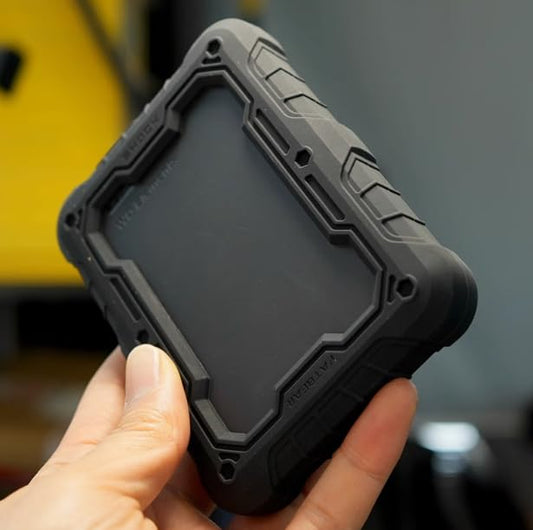 FATBEAR Shockproof Silicone Bumper Case for Western Digital WD Elements Portable External Hard Drive Heavy Duty Sturdy Rubber Frame Protection Case