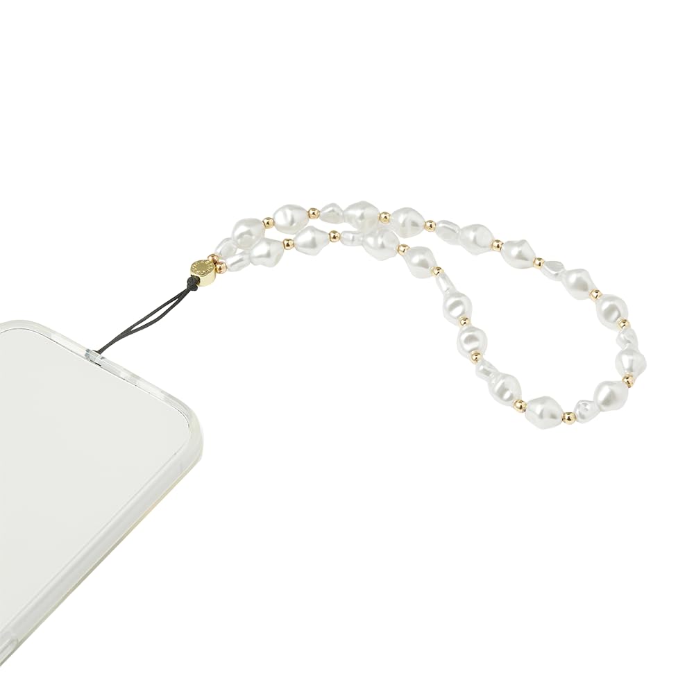 PopSockets Wristlet Phone Strap, Wrist Strap for Phone, Device Holder, Cute PopSockets - Pearlescent