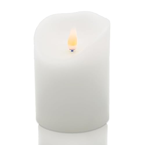 HVTDECOR Flameless LED Candles (White, 4 Inch)