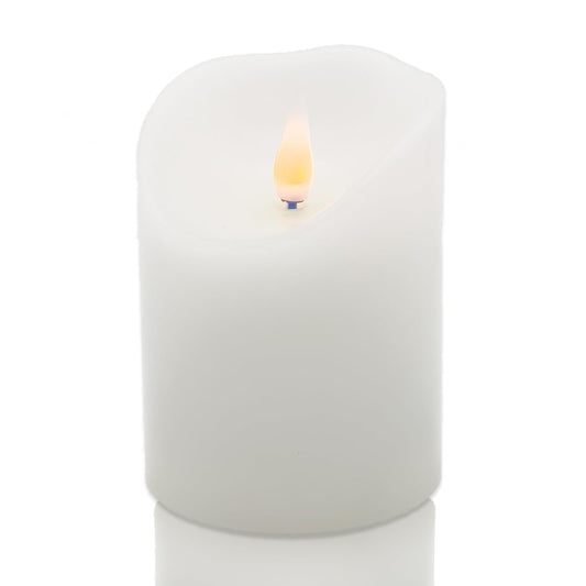HVTDECOR Flameless LED Candles (White, 4 Inch)