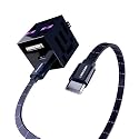 LIQUIPEL Powertek Minecraft Charging Bundle USB-A to C and Wall Charger (Enderman)