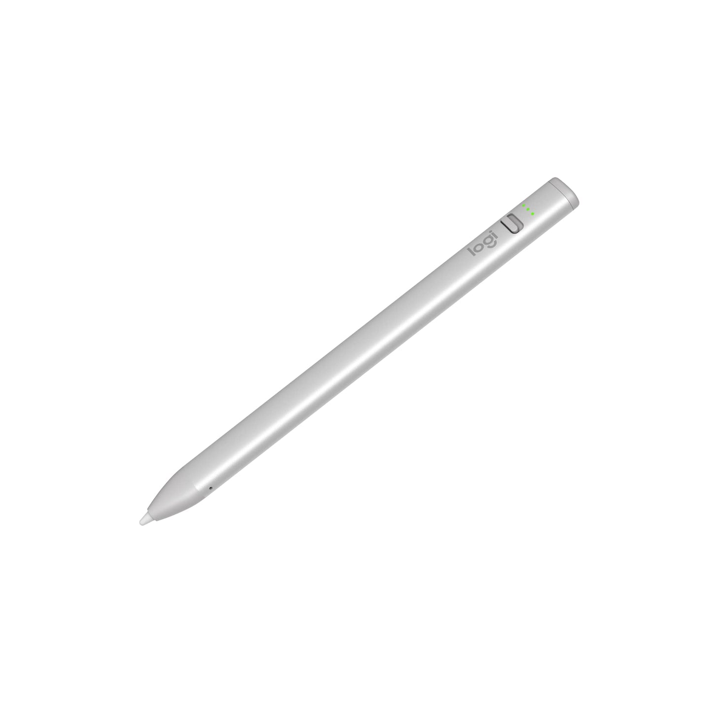 Logitech Crayon Digital Pencil iPad, USB C Port Compatibility Only - Silver