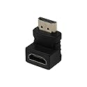SF Cable, HDMI M/F Right Angle Adapter Gold Plated
