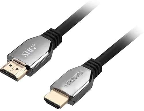 SIIG 8K Ultra High Speed HDMI Cable - 3.3ft, HDMI 2.1 Cable - 8K,48Gbps,Dynamic HDR,4K/120Hz,eARC, HDCP 2.3 DSC, for PS5, Xbox Series X, RTX 3XXX, RX