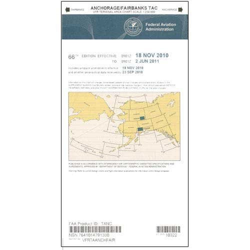 FAA Chart: VFR TAC Anchorage TANC (Current Edition)