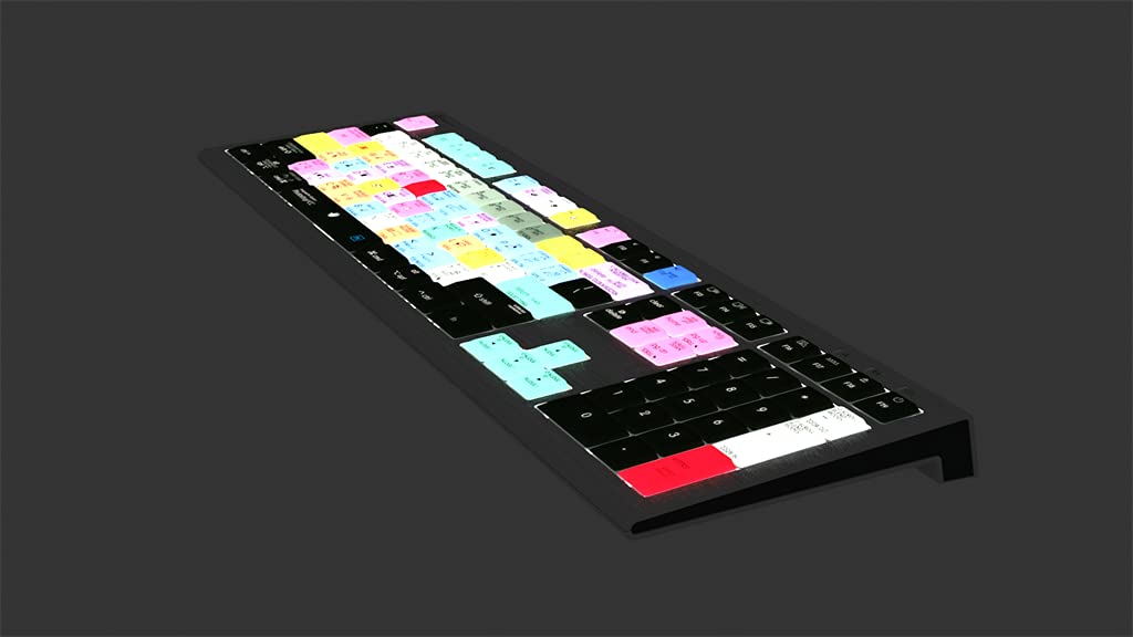 Logickeyboard Designed for Adobe Photoshop CC Compatible with macOS- Astra 2 Backlit Keyboard # LKB-PHOTOCC-A2M-US