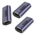 TFAK 3pack usbc Female to Female Adapter - USB C Coupler with 240W Fast Charging & 40Gbps Data Transfer, Type c Extender with 8k@60hz Video…