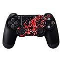 MightySkins Skin Compatible with Sony PS4 Controller - Red Dragon | Protective, Durable, and Unique Vinyl Decal wrap Cover | Easy to Apply, Remove