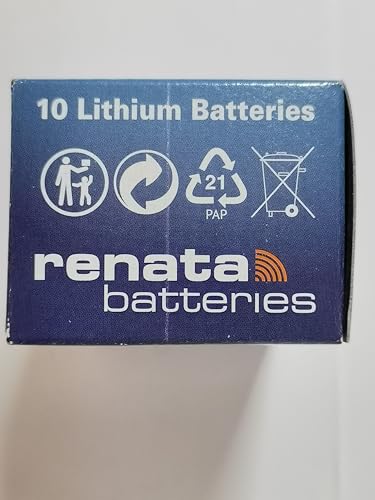 Renata CR1216 Batteries - 3V Lithium Coin Cell 1216 Battery (5 Count)