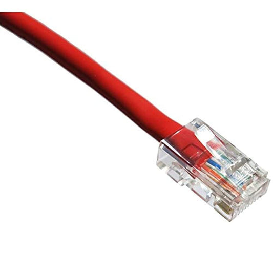 Axiom C6NB-R12-AX Patch Cable - RJ-45 (M) to RJ-45 (M) - 12 ft - UTP - CAT 6 - Stranded - red