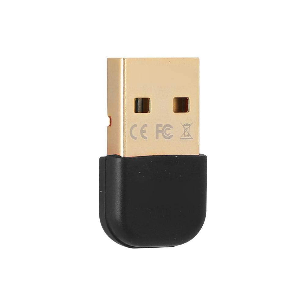 Bluetooth Adapter,Double Gold-Plated USB 3Mbps Bluetooth Adapter,with -403 CSR8510 Chip,for Mobile Phone/Tablet(Black)
