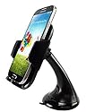 Car Mount Phone Holder Windshield Swivel Cradle Window Rotating Dock Stand Strong Suction for Sprint Samsung Galaxy Grand Prime - Sprint Samsung