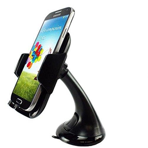 Car Mount Phone Holder Windshield Swivel Cradle Window Rotating Dock Stand Strong Suction for Sprint Samsung Galaxy Grand Prime - Sprint Samsung