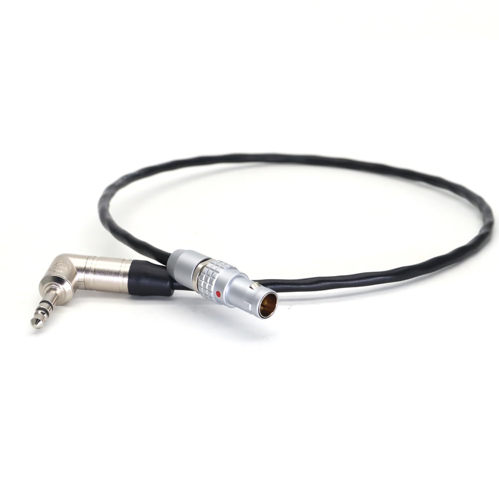 SZJELEN Timecode Cable for Tentacle Sync Timecode Generator to Sound Devices Recorders/Arri Alexa Cameras 3.5mm TRS to 5 Pin Timecode in
