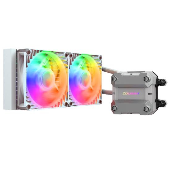 COUGAR Poseidon Ultra ARGB 360 AIO Liquid Cooler - PWM Fans with Optimum Airflow - High-Performance Pump - ARGB Sync - AMD AM5/AM4 and Intel LGA1851