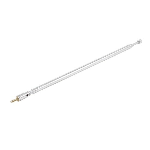 Uxcell a13111400ux0595 62cm Long 4 Sections Radio Control AM FM TV Telescopic Antenna