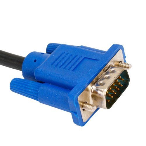 SoDo Tek TM 6 FT SVGA VGA Cable Video Cable for Dell Inspiron Zino HD 410 Desktop / 15 Pin Male to Male