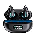 Bitstik Open-Ear Wireless Headphones Bluetooth Clip On Mini Earbuds Charging Case Ear Buds Sports Bone Conduction Headphones Earphones for Workout…