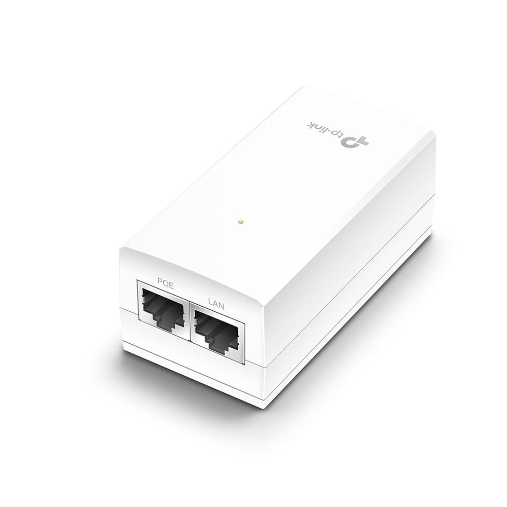 TP-Link TL-PoE4818G 48V/18W Passive PoE Injector | Gigabit PoE Adapter | Plug & Play | Up to 100 Meters (325 feet) | Wall Mountable Design