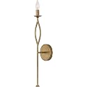 Capital Lighting 652511ML Cohen Art-Inspired Luxe Candle Wall Sconce Light, 1-Light 60 Watt, 23" H x 5" W, Mystic Luster