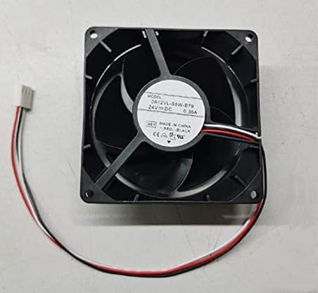 Ailsa Hexi 3612VL-S5W-B79 DC24V 0.35A 90x90x32mm 3-Wire Cooling Fan