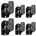 TNP Universal Satellite Speaker Wall Mount Bracket Ceiling Mount Clamp with Adjustable Swivel and Tilt Angle Rotation for Home Theater Surround Sound